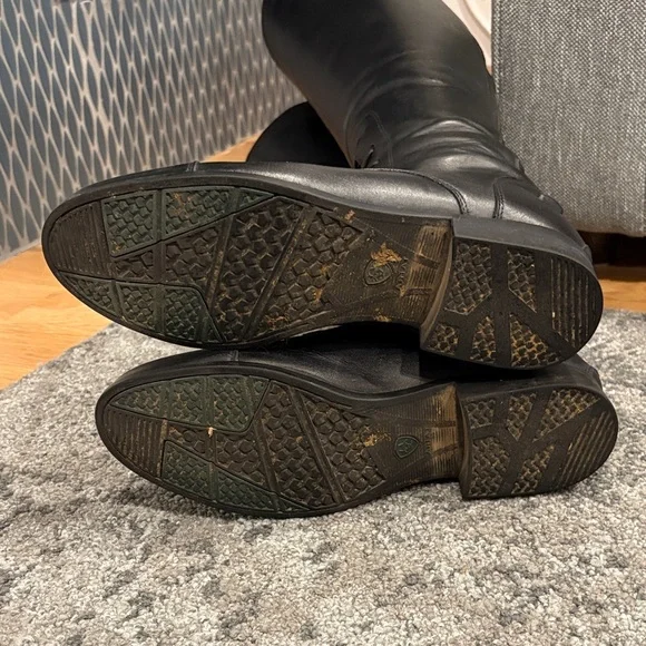 Ariat Tall Wide Black Riding Boots - Picture 5 of 13